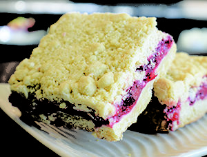 Cherry Crumble Slice Winnipeg Bakery Goodies