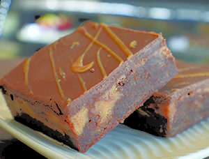 Milk Chocolate and Peanut Butter Brownie at Goodies Bake Shop