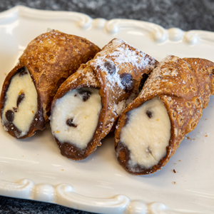 Italian Ricotta Cannoli with chocolate chips Goodies Bakeshop