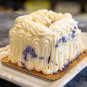 Ube Mini Cake with Taro at Goodies Bakeshop Winnipeg