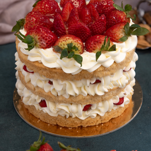 Strawberry Short Cake at Goodies Bakery Winnipeg