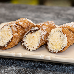 Italian Vanilla Custard Cannoli at Goodies Bakery