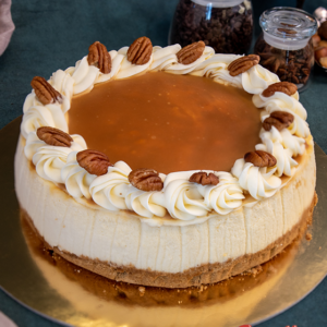 Pecan Caramel Cheesecake at Goodies Bakery