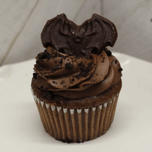 Halloween Chocolate Ganache Cupcake