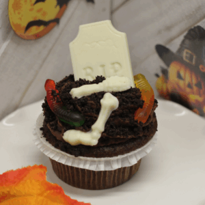 Jumbo Chocolate Graveyard Cupcake
