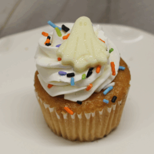 Halloween Vanilla Buttercream Cupcake