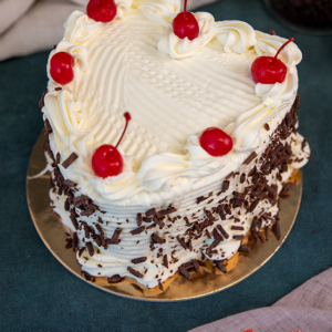 Black Forest Heart Shaped Cake by Goodies Bake Shop Winnipeg Bakery