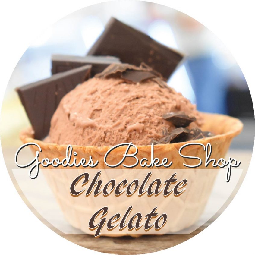 Chocolate Gelati made with real milk, chocolate and cream Goodies