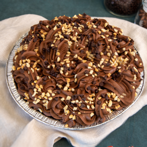 Peanut Butter Pie with Chocolate Goodies Bakery