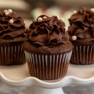 Chocolate Ganache Cupcakes at Goodies Bakery