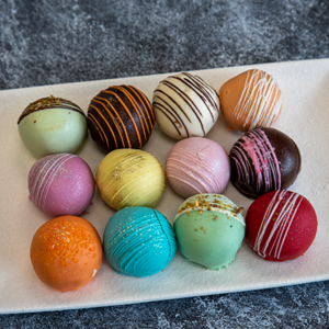 Assorted Cake Balls one dozen box Goodies Bakery