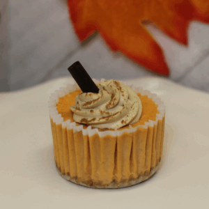 Mini Pumpkin Spice Latte Cheesecake