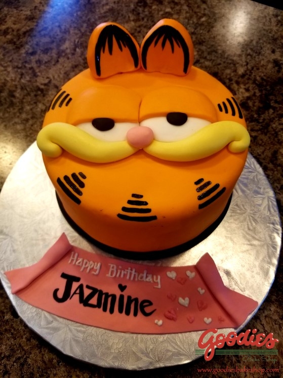 Garfield the Cat Birthday Cake by Goodies Bakery