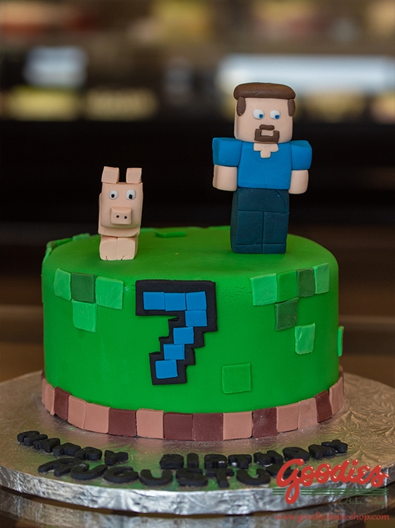 Minecraft Birthday Cake - Flecks Cakes