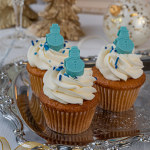 Vanilla Cupcakes for Christmas at Goodies Bakeshop