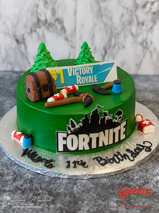 Coolest Fortnite Birthday Cake