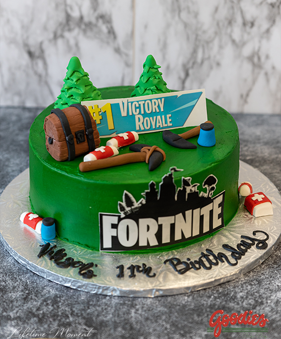 Fortnite Birthday Cake