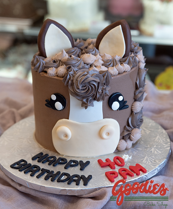 Adorable Horse Birthday Cake