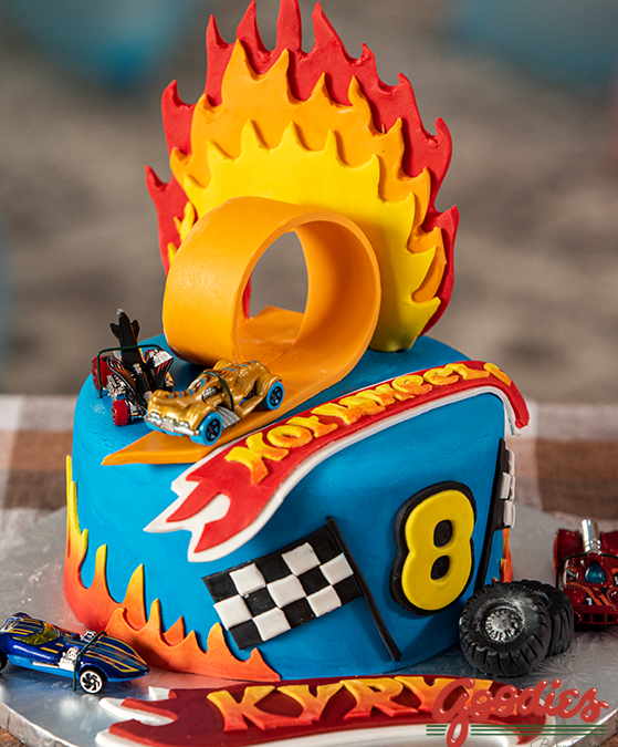 Hot Wheels Birthday Cake
