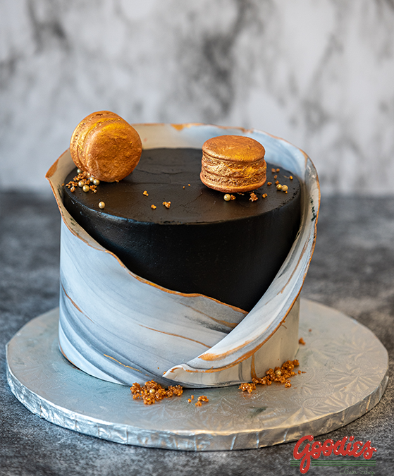 Marble Wrap Birthday Cake