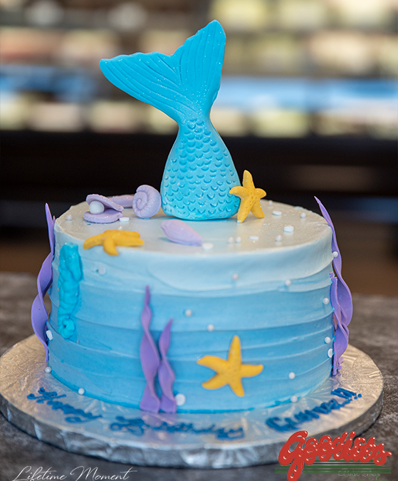 Mermaid Tail Birthday Cake