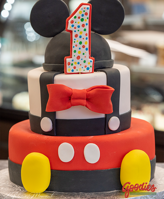 Mickey Mouse First Birthday Cake