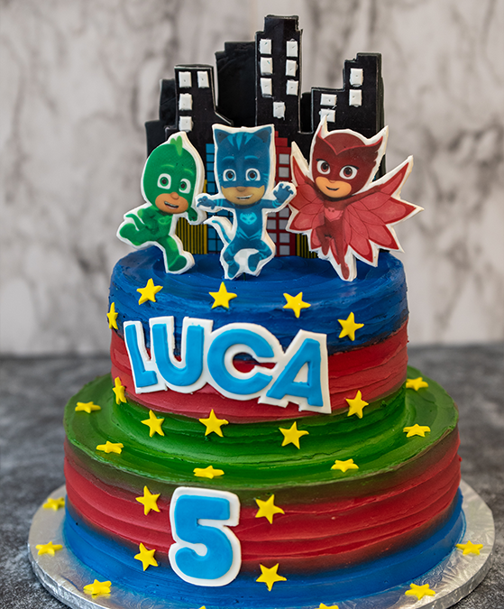 PJ Masks Birthday Cake