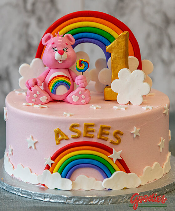 Cheer Bear Care Bear Cake