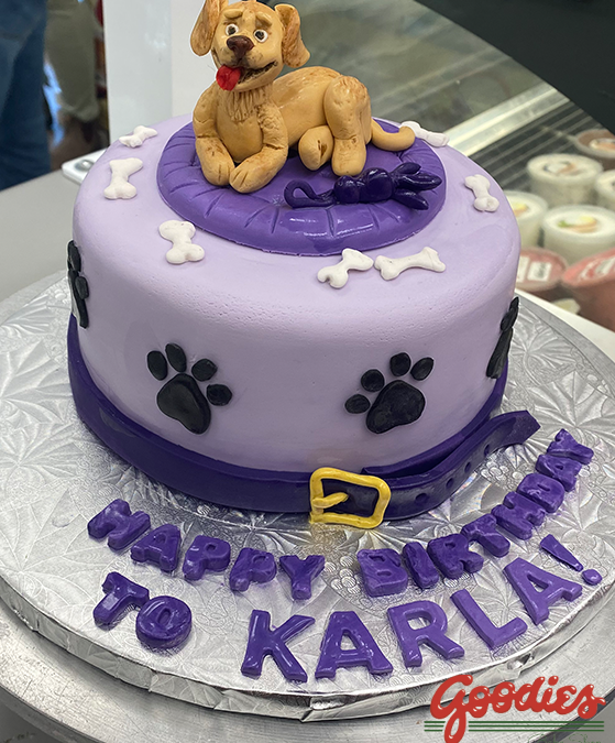 Custom Dog Birthday Cake