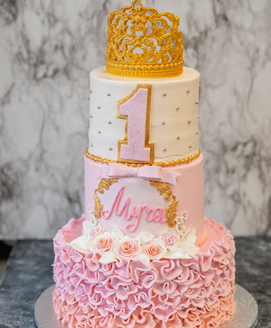 Princess First Birthday Cake