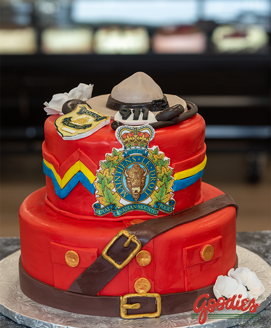 RCMP Custom Retirement Cake