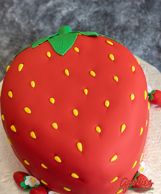Giant Strawberry Birthday Cake