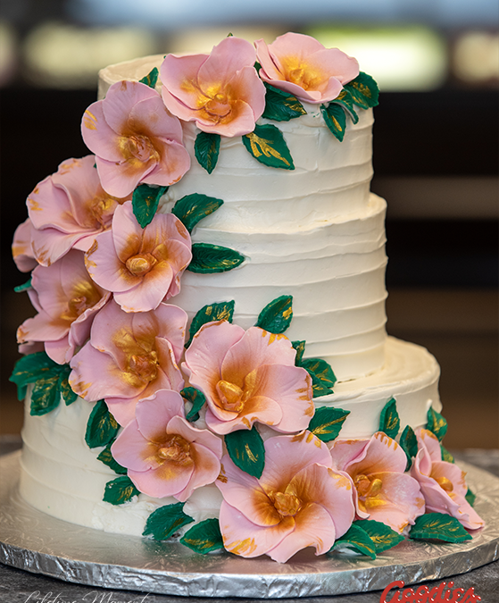 Simple Two Tier Wedding Cake