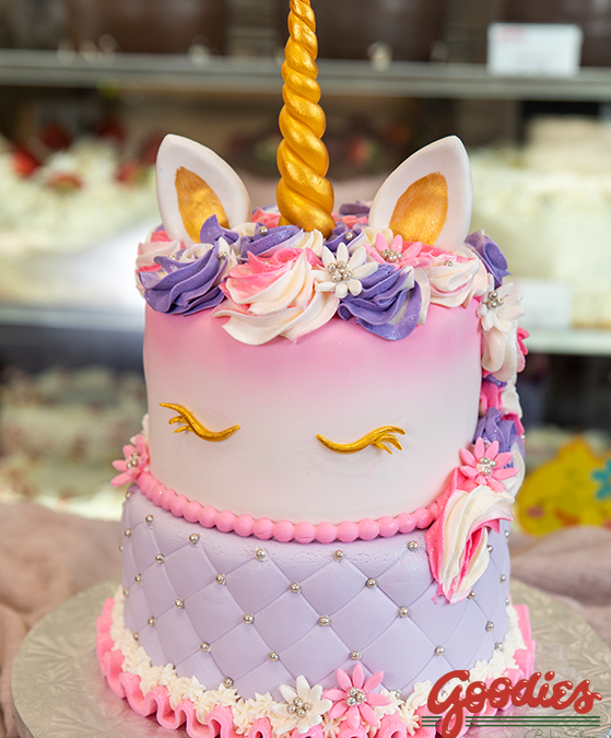 Two Tier Unicorn Cake