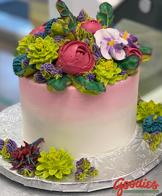Buttercream Cactus Cake