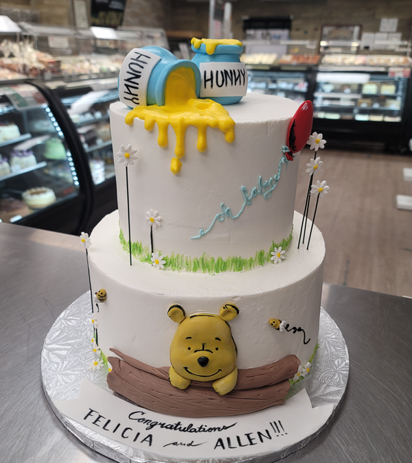 2 Tier Winnie the Pooh Cake