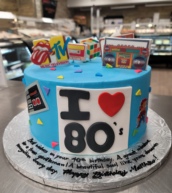 80’s Theme Cake