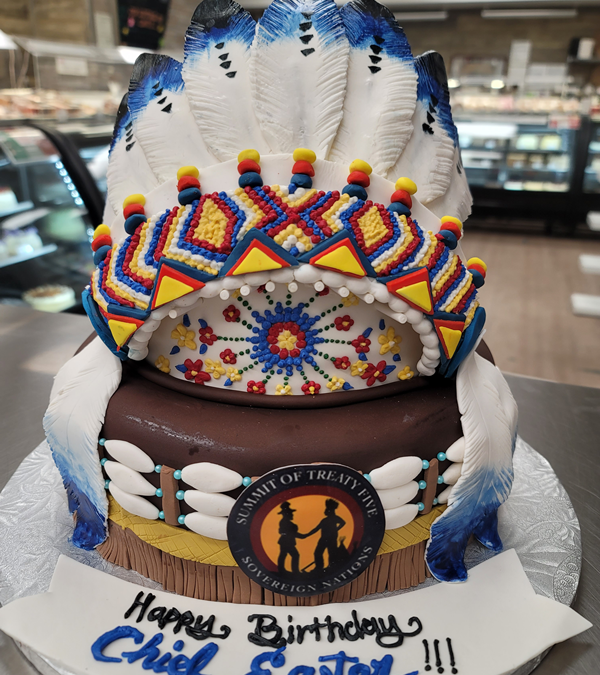 Chief Head Dress Cake