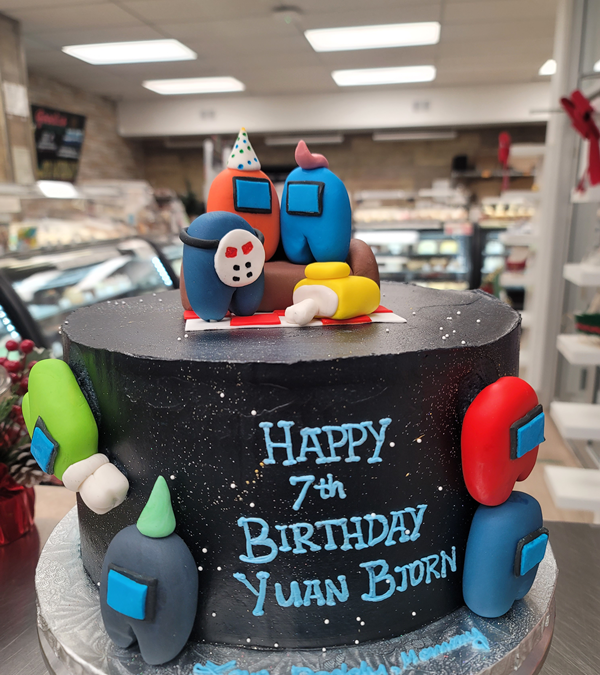 Among Us Birthday Cake