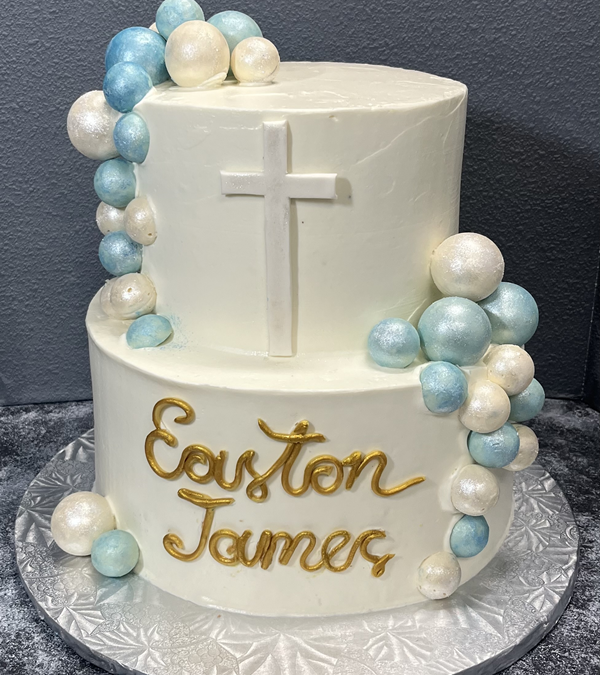 Baby Christening Cake