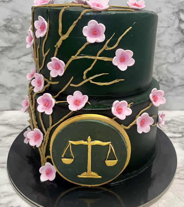 Custom Libra Birthday Cake