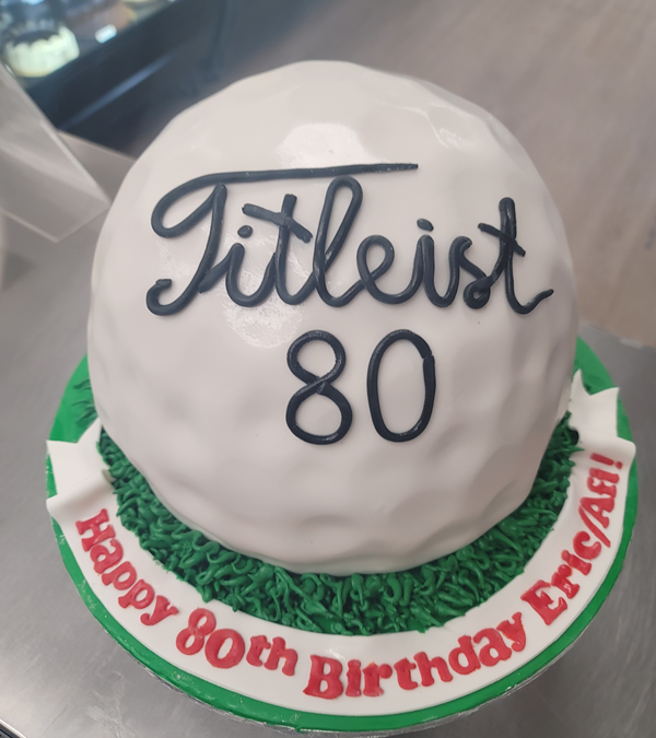 Titleist Golf Ball Cake