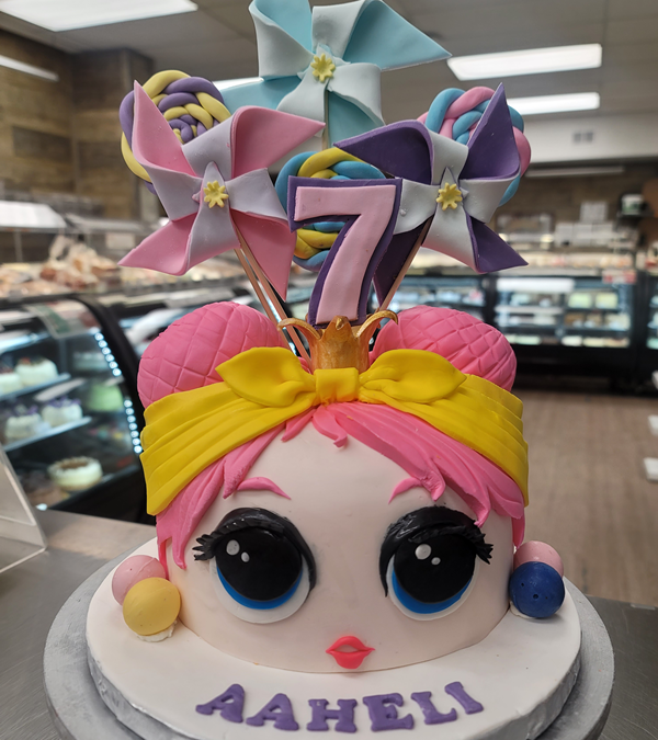 LOL Doll Custom Birthday Cake