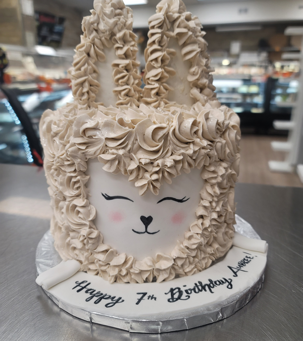 Llama Birthday Cake