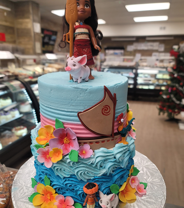 Moana Birthday Cake