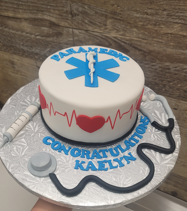 Paramedic Congratulations Cake