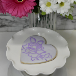 Mother's Day Shortbread Heart Cookie