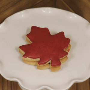 Canada Day Maple Leaf Imperial Cookie
