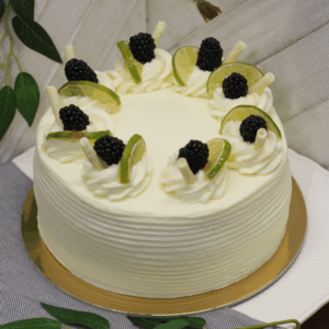 Key Lime Blackberry Truffle Cake