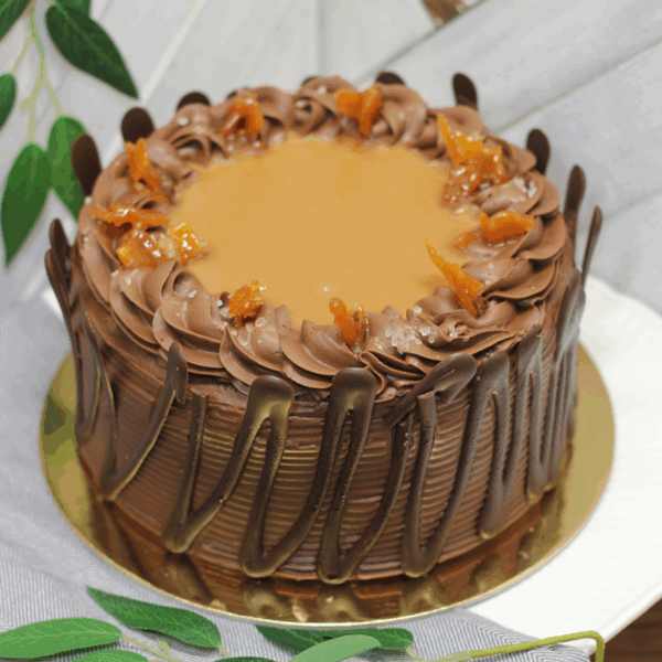Salted Caramel Chocolate Truffle Cake